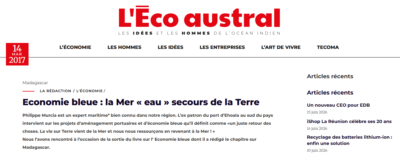Eco Austral mars 2017